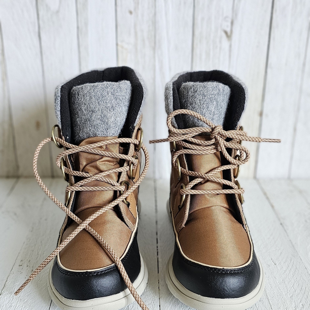 Sorel Tan/ Black/Grey Winter Boots